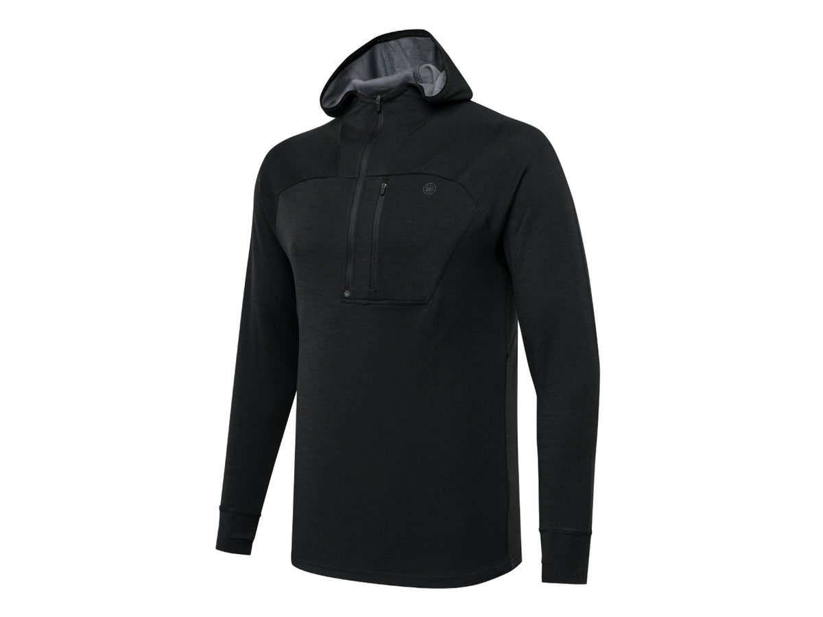 Beretta Mens Apollo Hoodie Merino | Black
