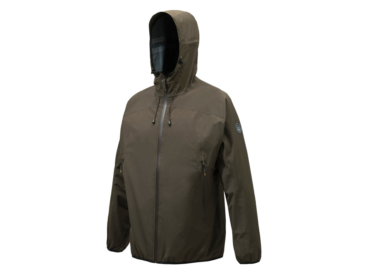 Beretta Mens Chamois 3 Layer Waterproof Jacket | Brown Bark