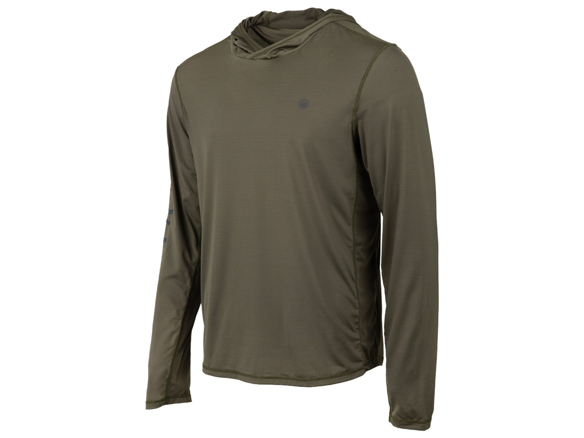 Beretta Mens Keys Flex Hoodie UPF 50+ | Green Stone