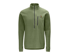 Swazi Micro Long Sleeve Fleece Shirt with 1/2 Zip - Ranger