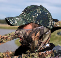 Stretch Fit Forest Camo Half Mask