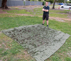 Game On Woodland Camo Net: 3 x 2.4m
